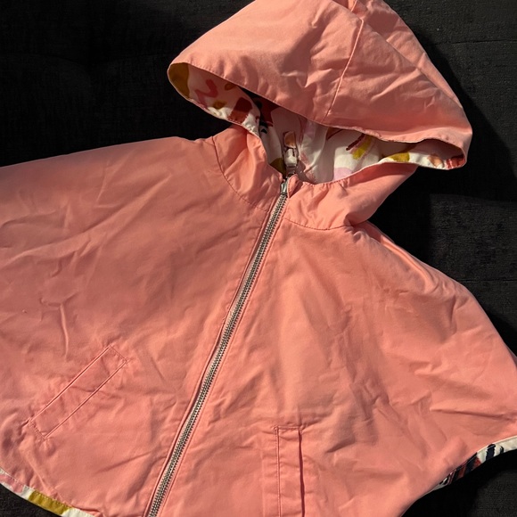 Genuine Kids OshKosh Toddler Girls Reversible Poncho size 3T - Picture 4 of 7